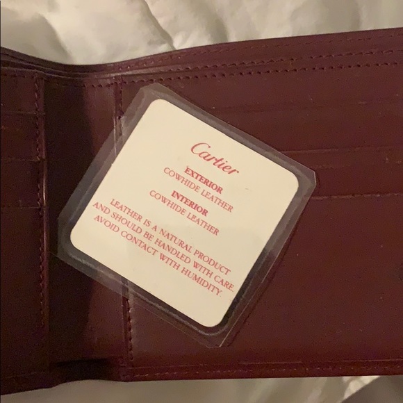 SOLD*AUTHENTIC CARTIER WALLET** - Picture 4 of 5